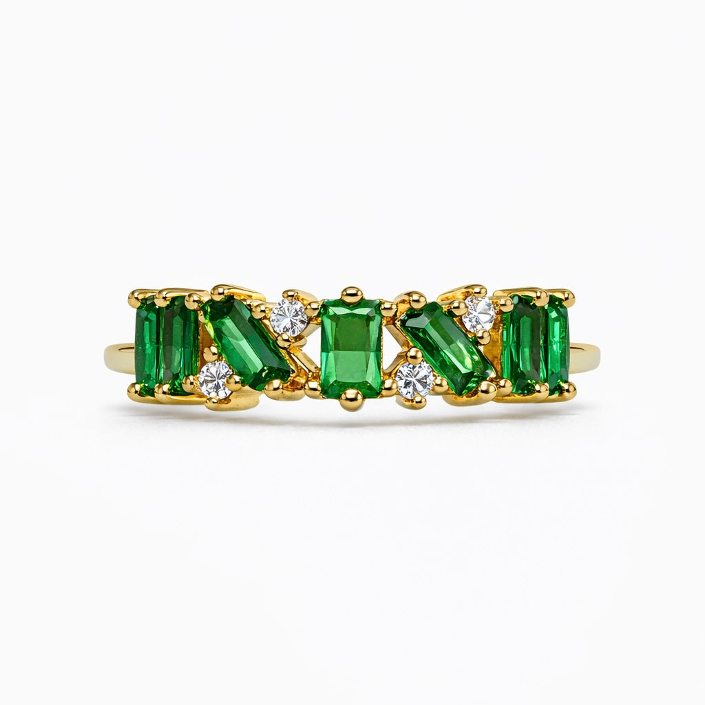 Kairi Baguette Ring (adjustable)