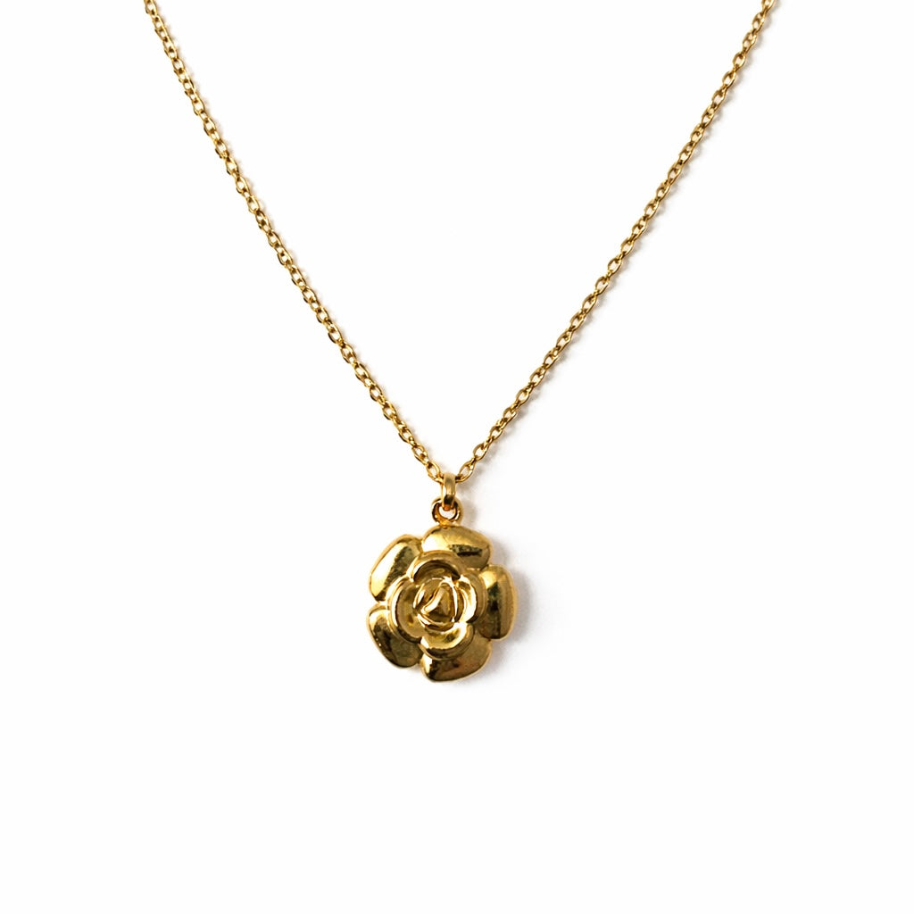 Vintage Rose Necklace