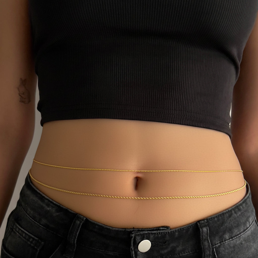 Caspian Layered Waist Chain
