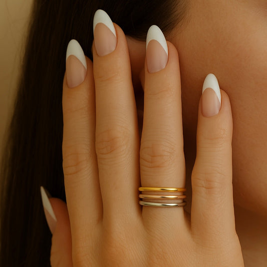 Sleek Bands Set (set of 3 separate rings)