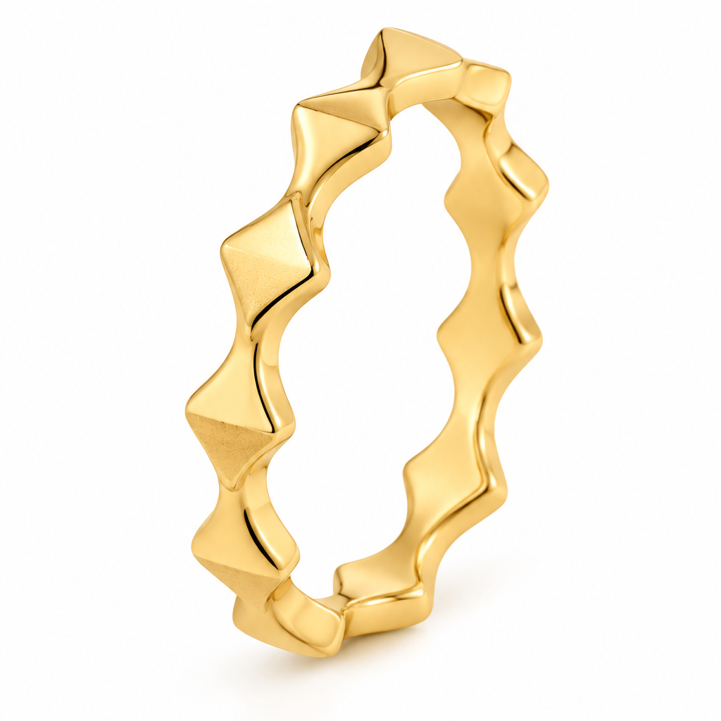 Heron Wave Ring Band