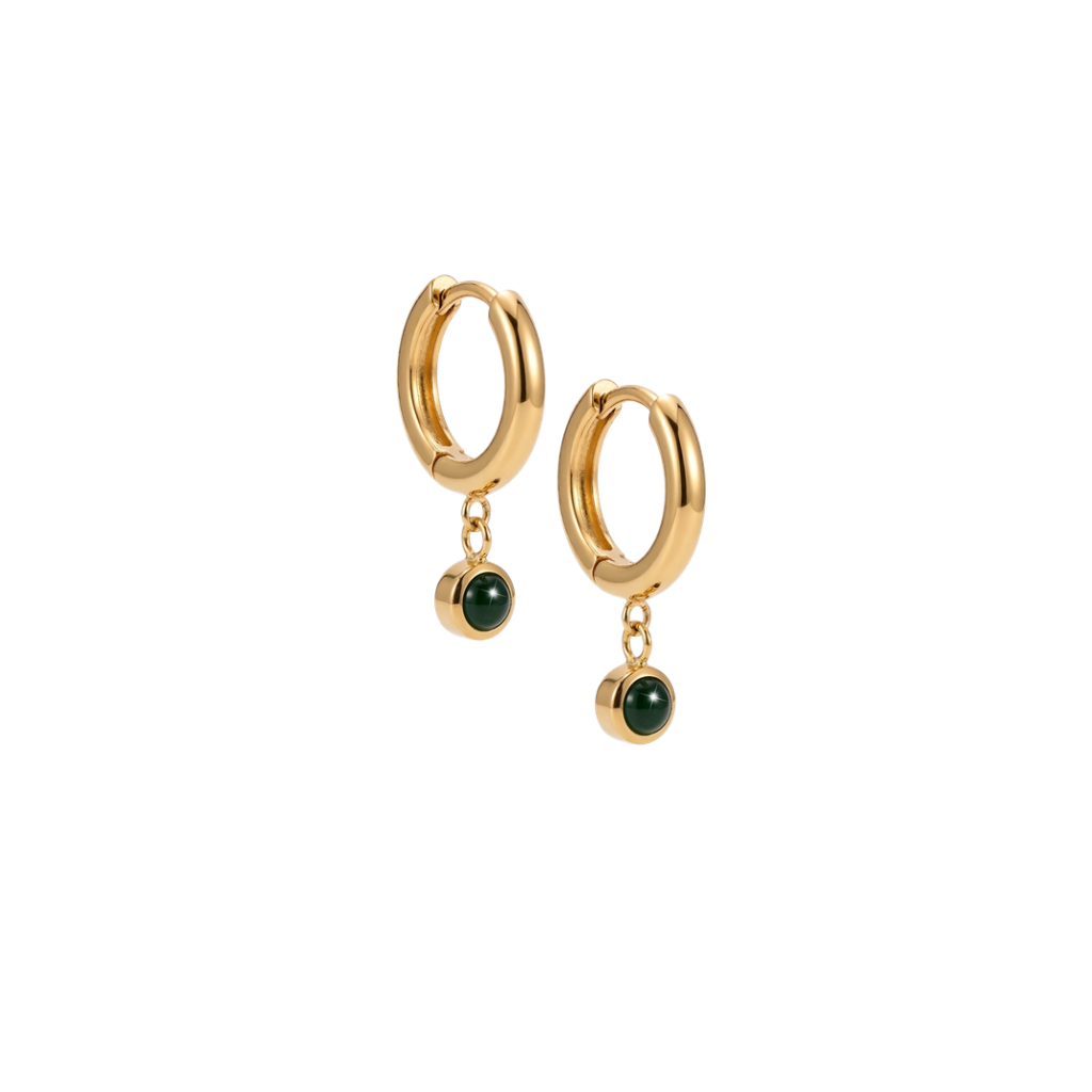 Bezel Mini Hoops