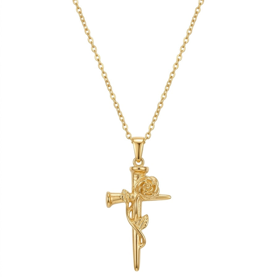 Victorian Cross Necklace