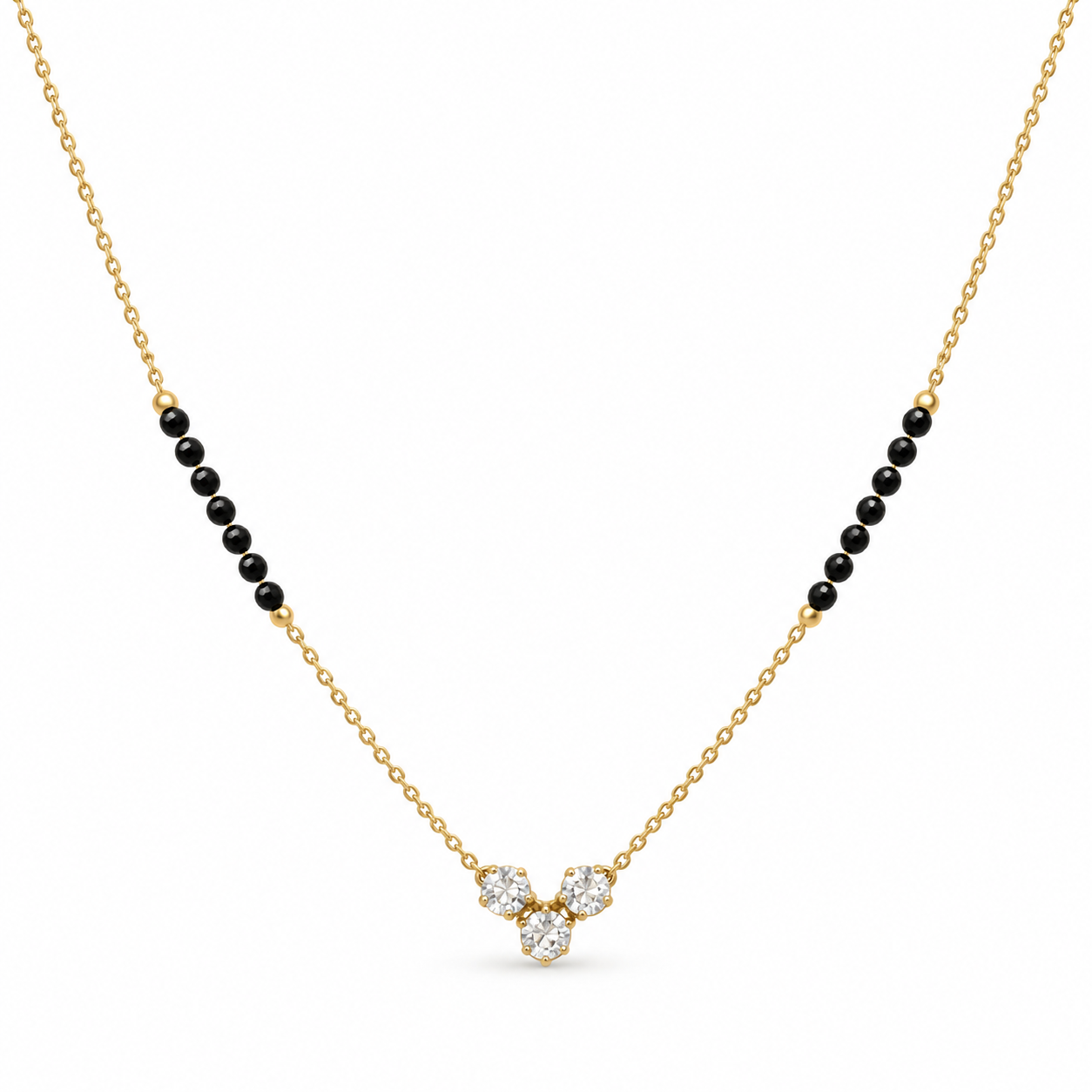 Trinidhi Mangalsutra-18k Gold Plated