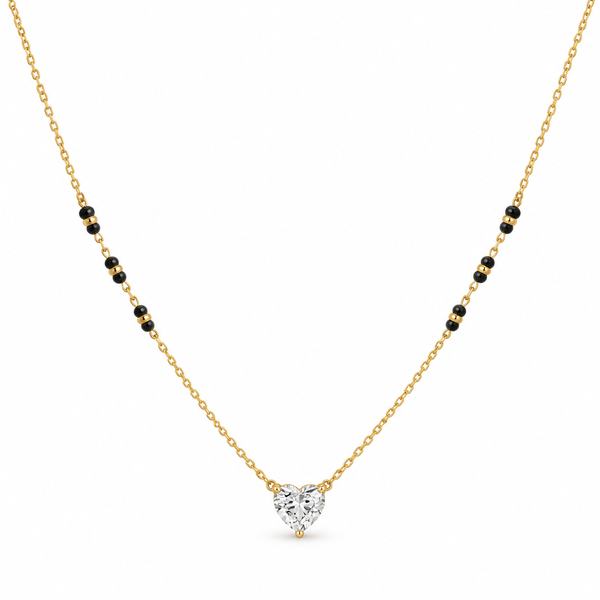 Dainty Love Mangalsutra-18k Gold Plated