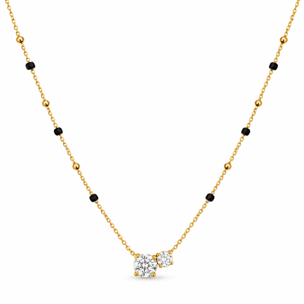 Adia Mangalsutra-18k Gold Plated