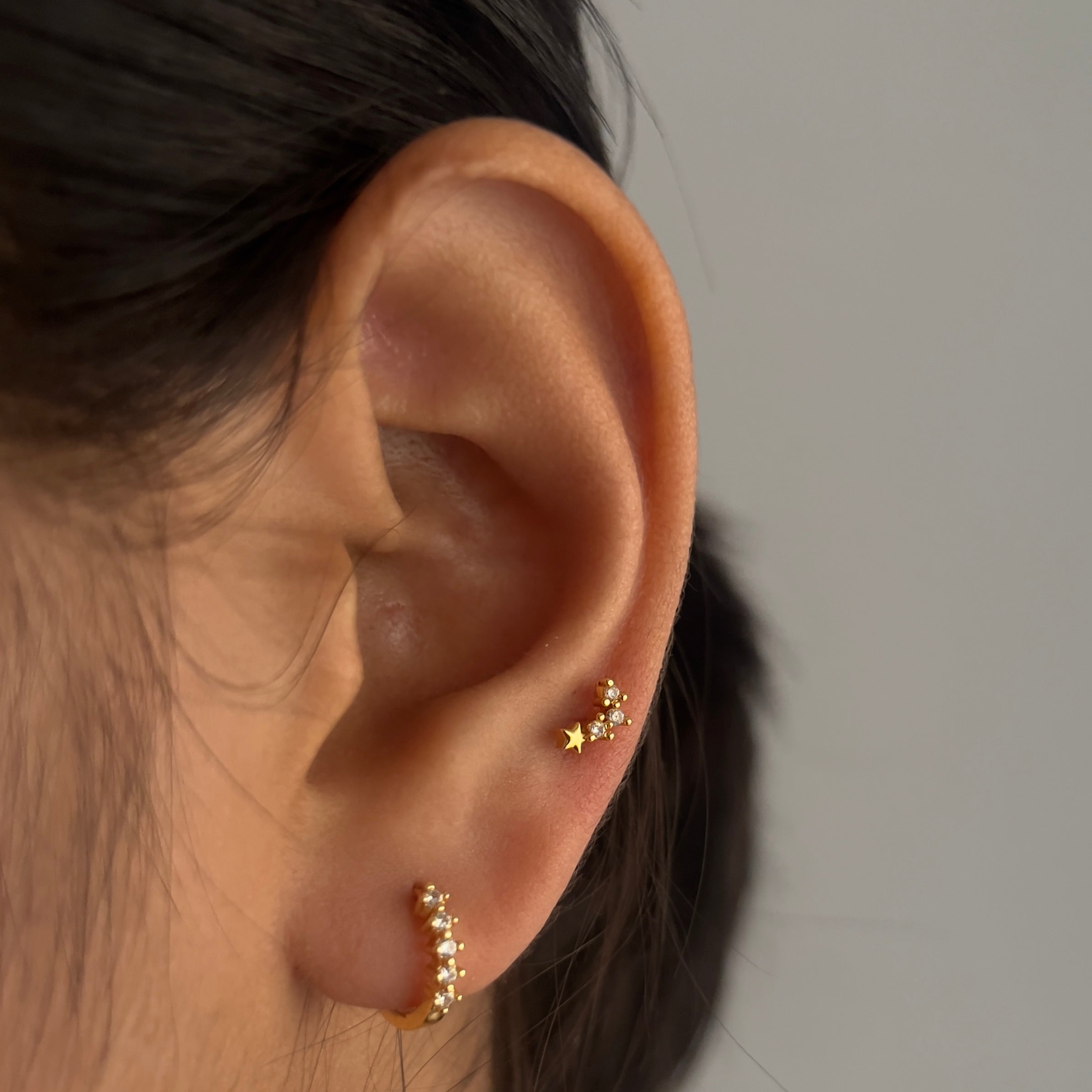 Nicolette Studded Hoops