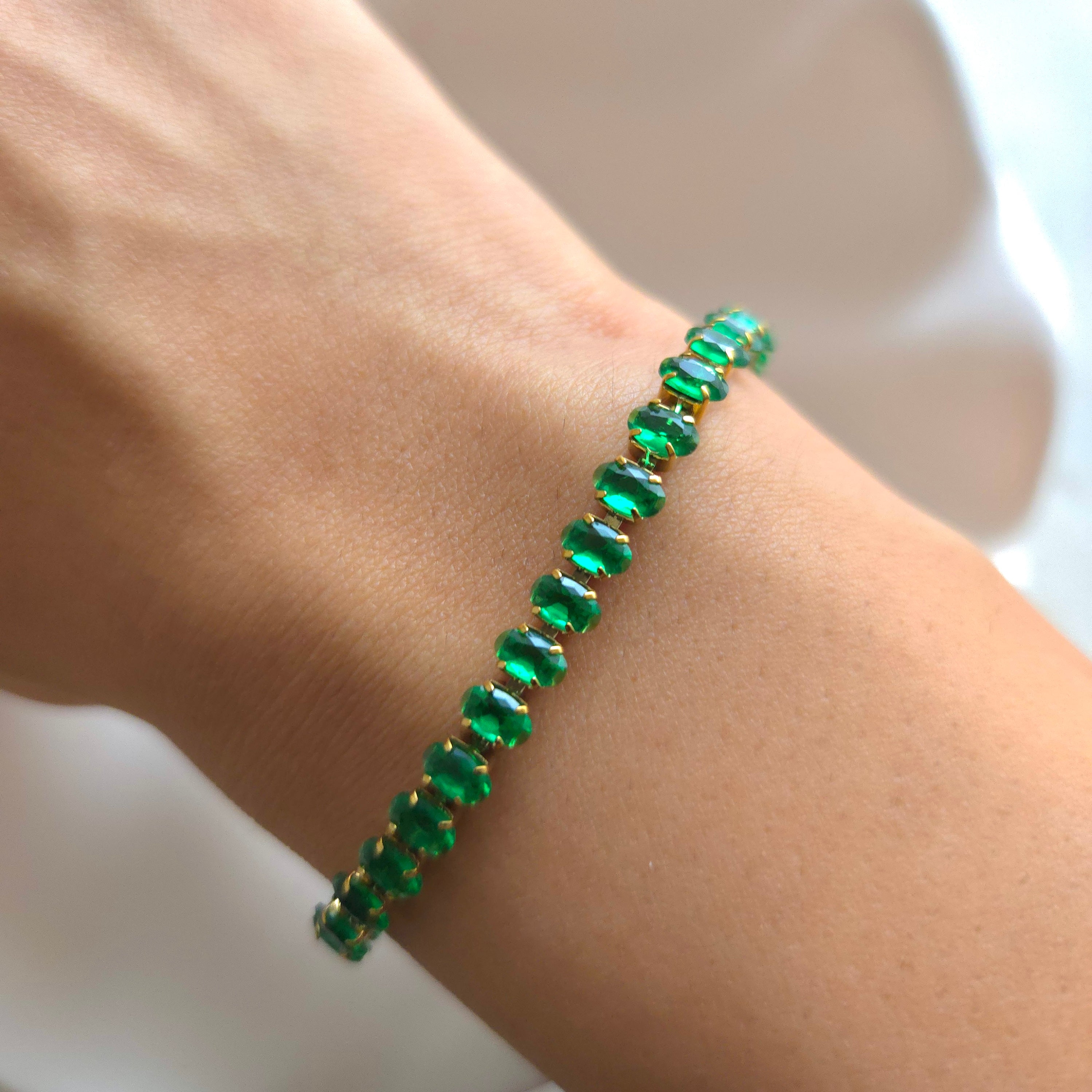 Viola Emerald Bracelet