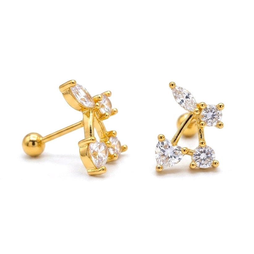 Cherry Ball Back Studs