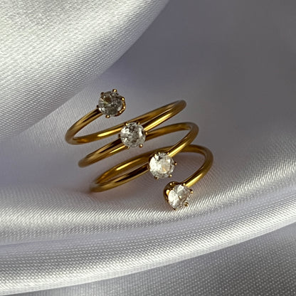 Dolores Spiral Ring