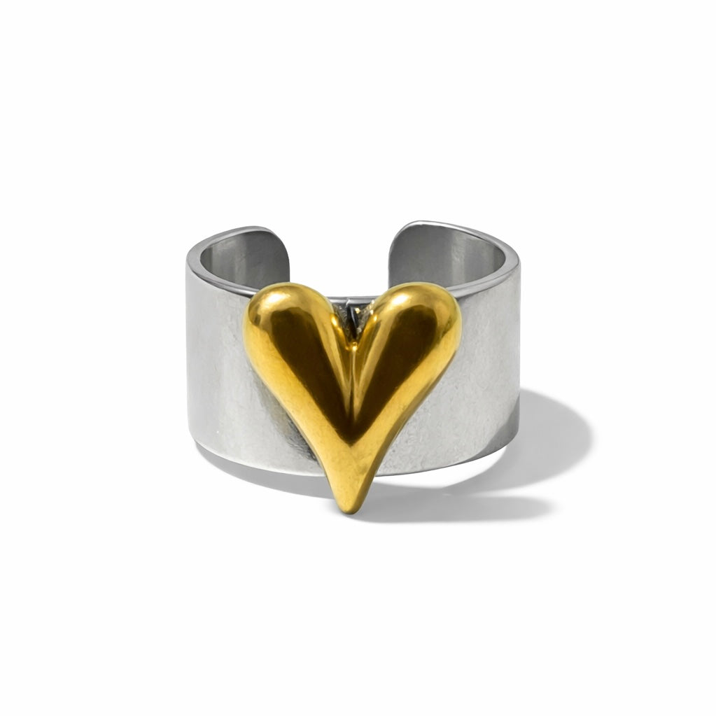 Mix Metal Beau Ring (Adjustable)