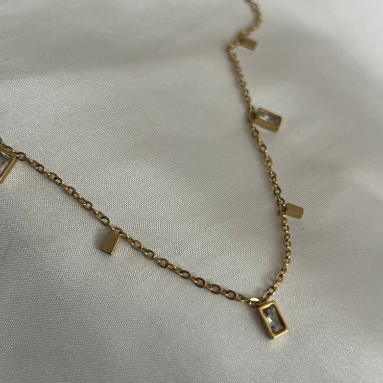 Baguette Necklace