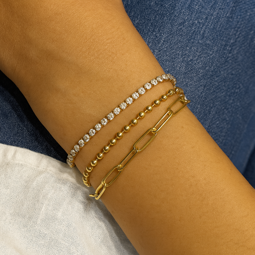 Shannon Luxe Stack Bracelet