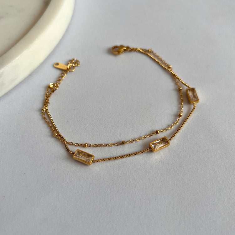 Baguette Stack Bracelet