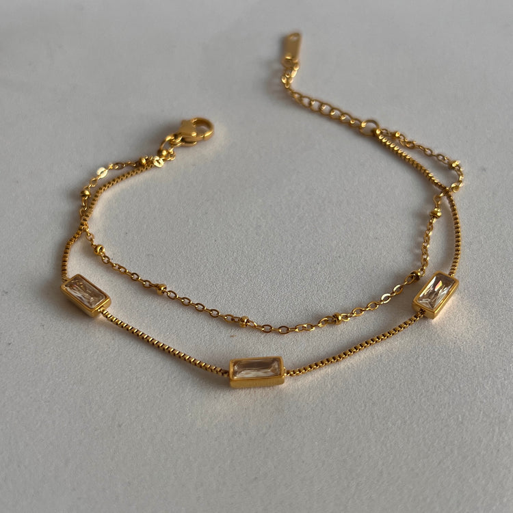 Baguette Stack Bracelet