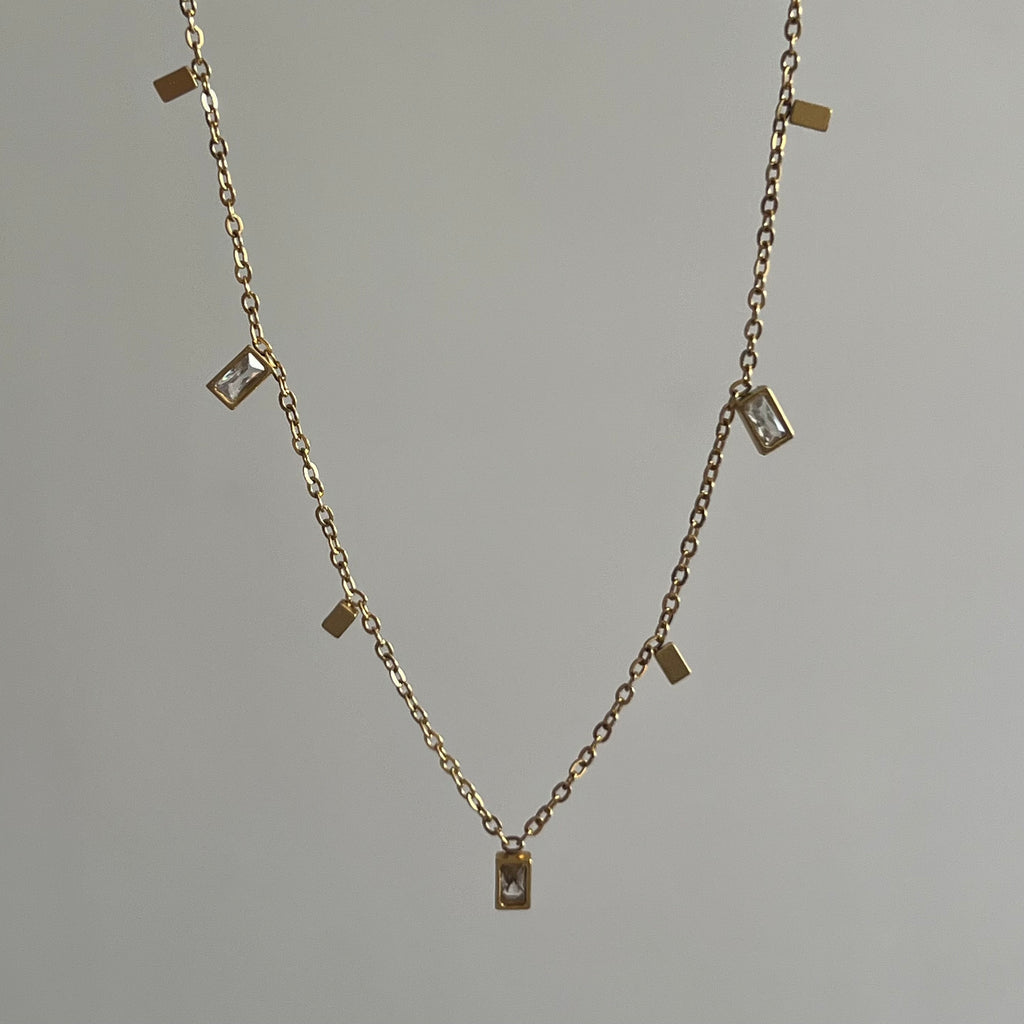 Baguette Necklace