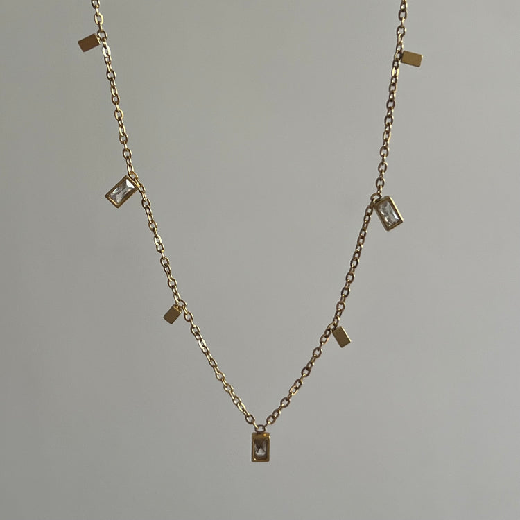 Baguette Necklace