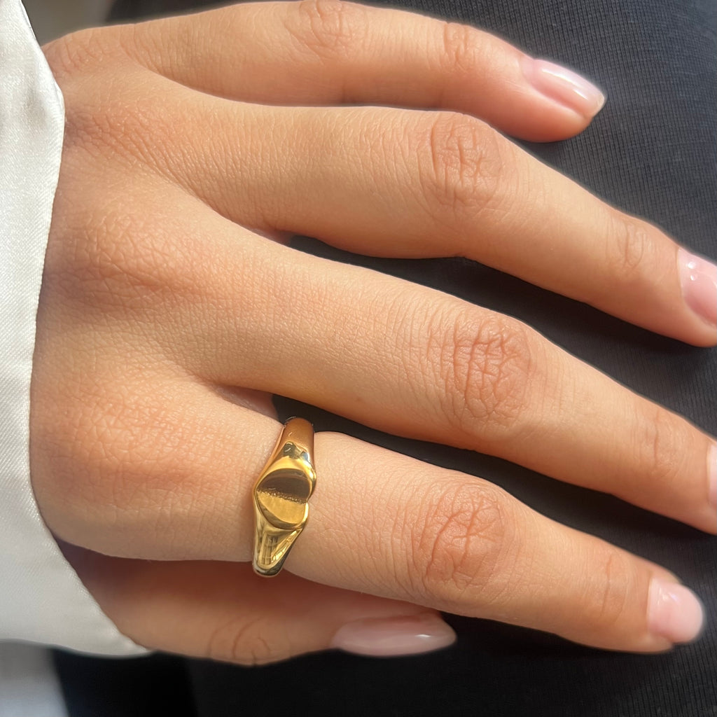 Heart Signet Ring
