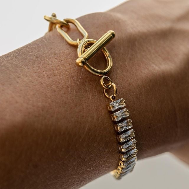 TennisXPaperclip Bracelet