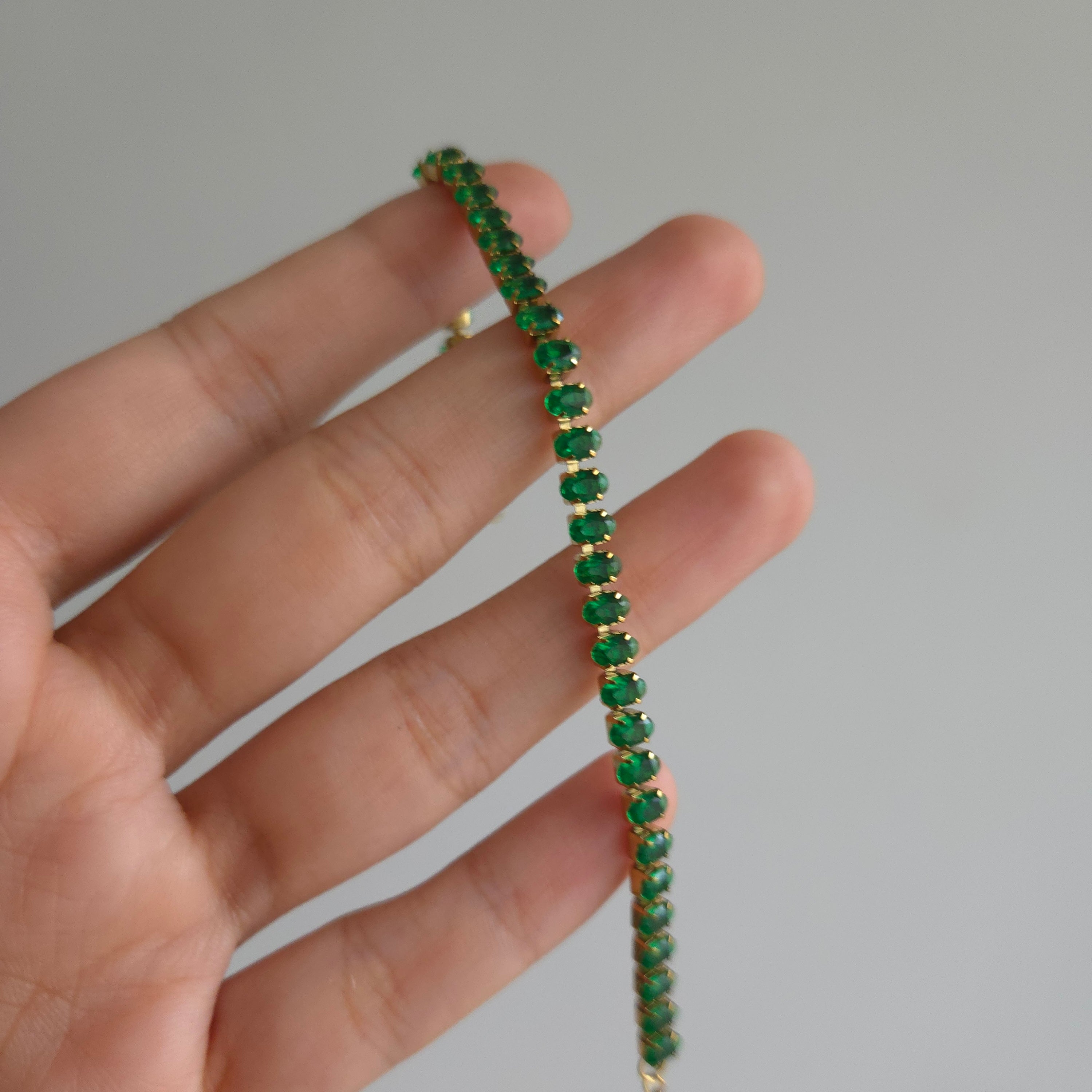 Viola Emerald Bracelet