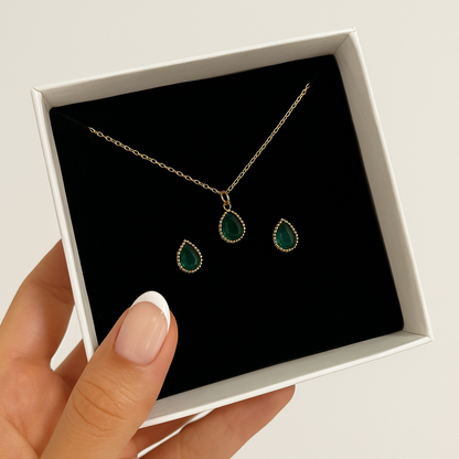 Reign Emerald Set