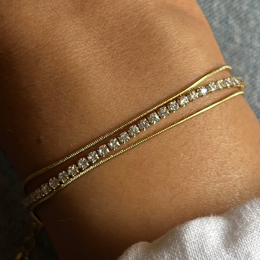 Boa Chain Tennis Bracelet