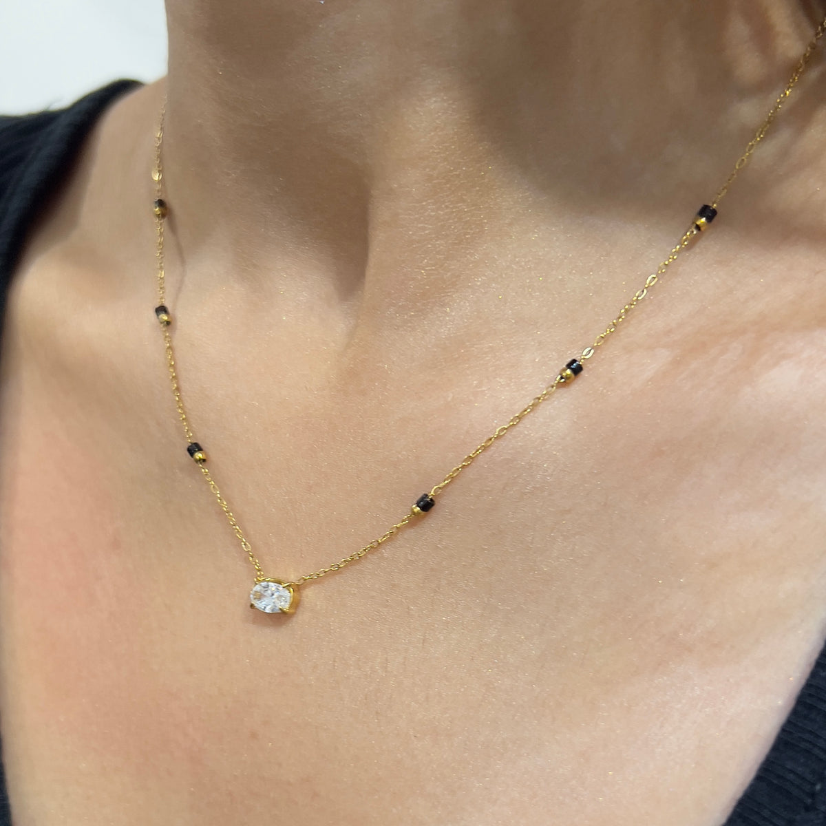 Alvia Mangalsutra-18k Gold Plated