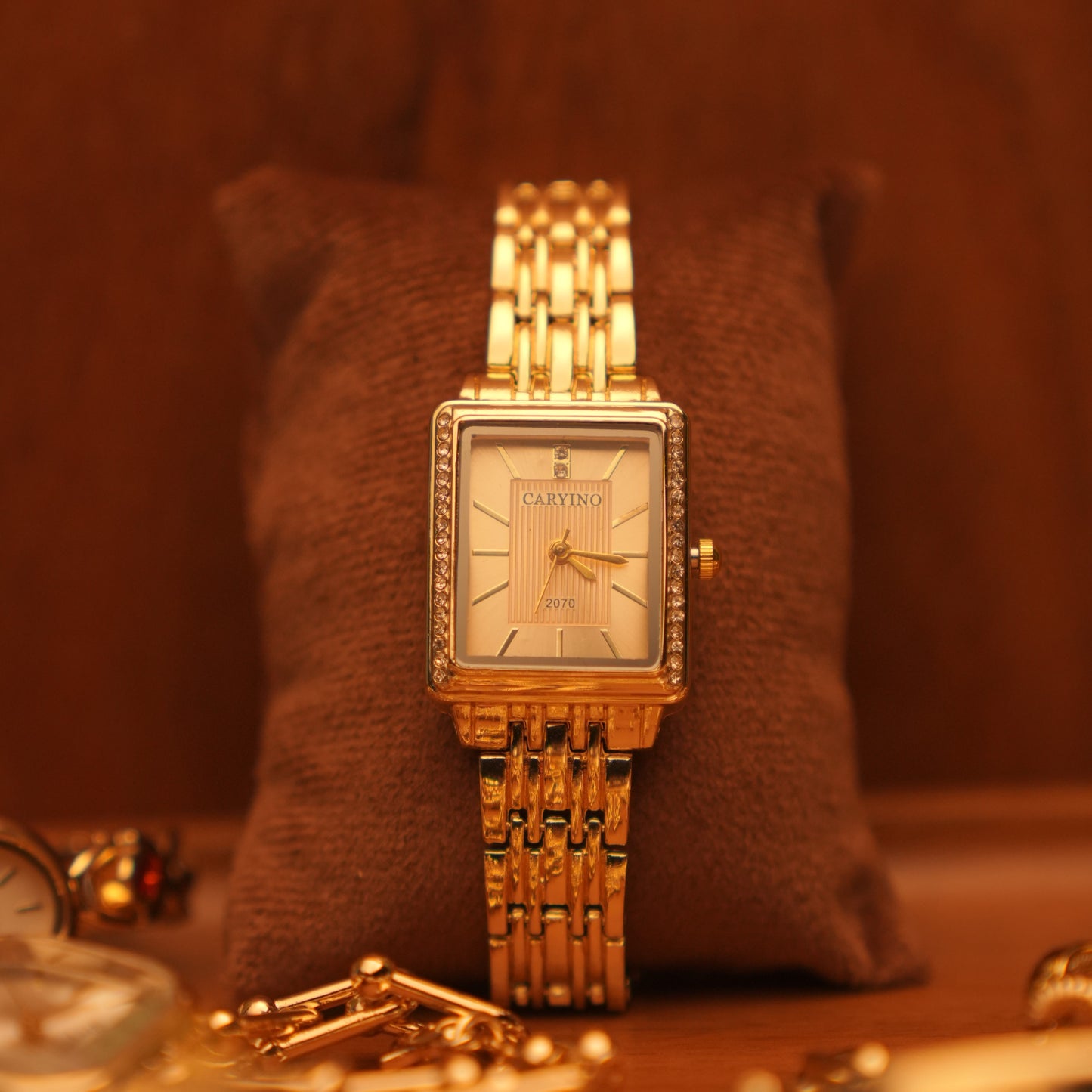 Aurelle Studded Watch