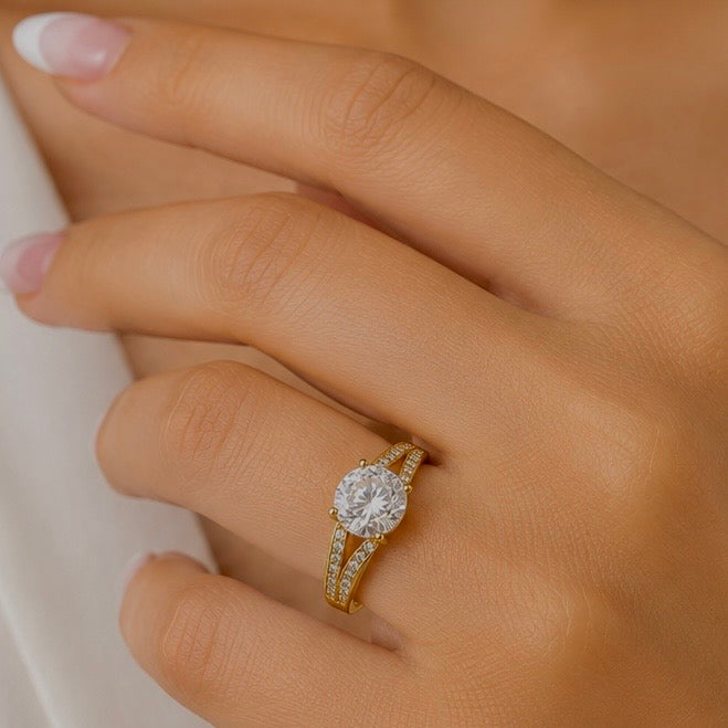 Saviour Solitaire Ring