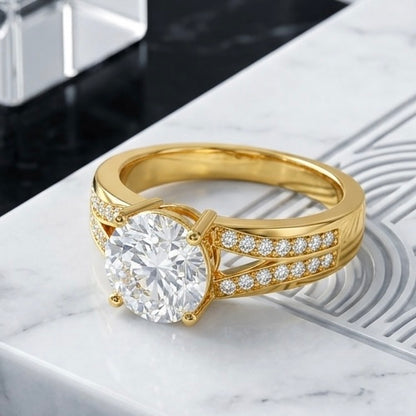 Saviour Solitaire Ring