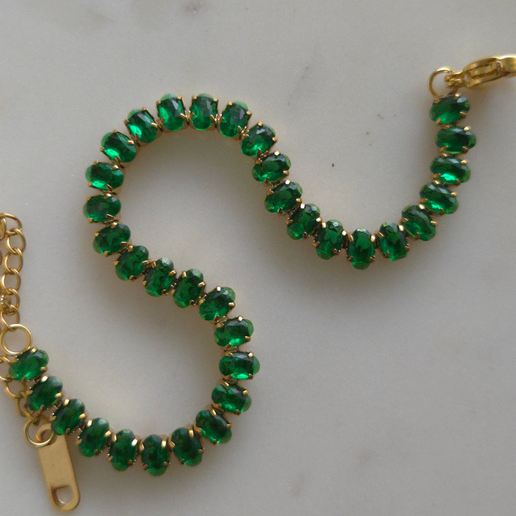 Viola Emerald Bracelet