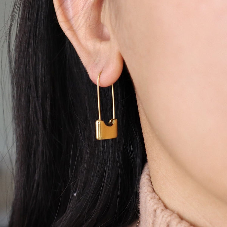 Safety Pin Earrings