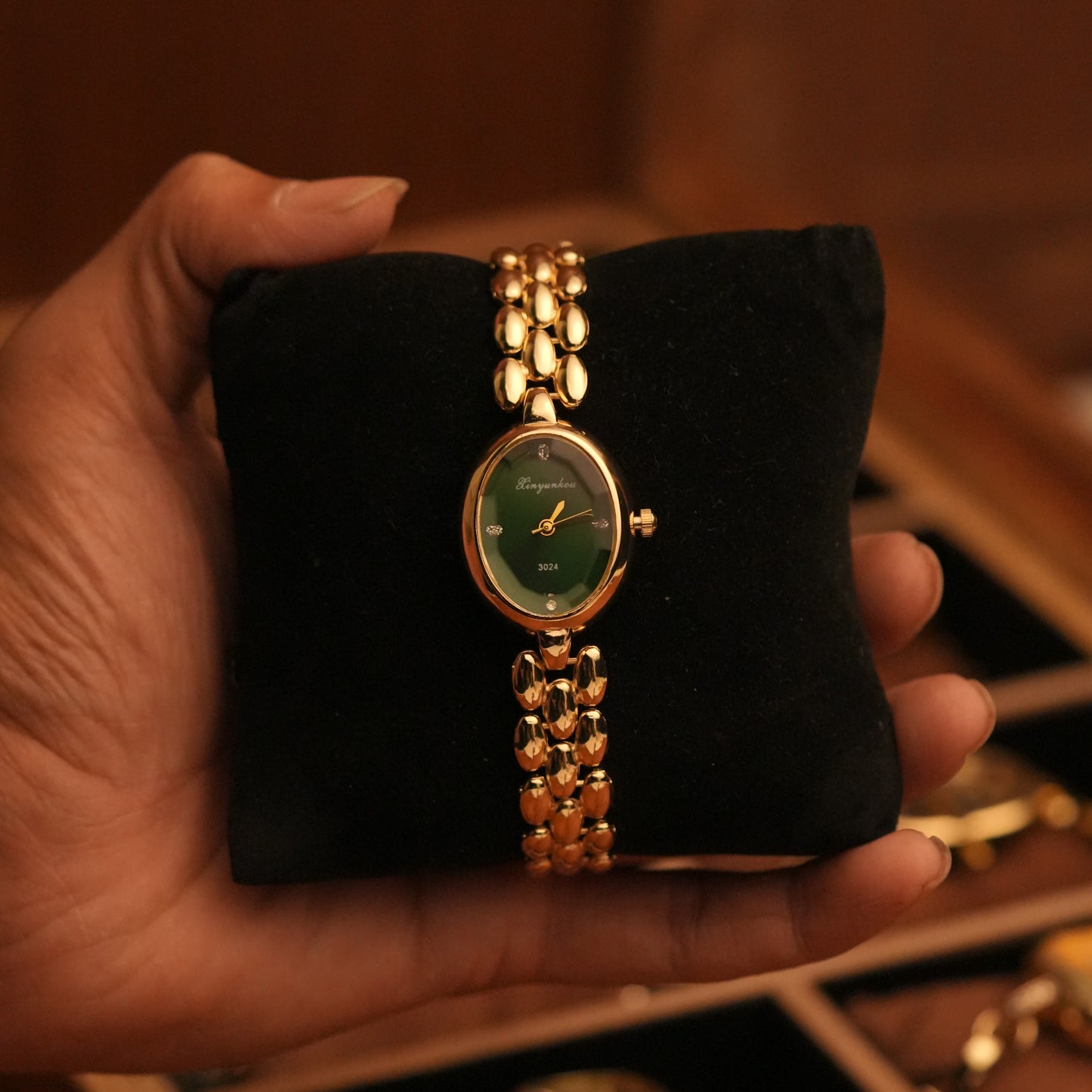 Cormac Emerald Vintage Watch