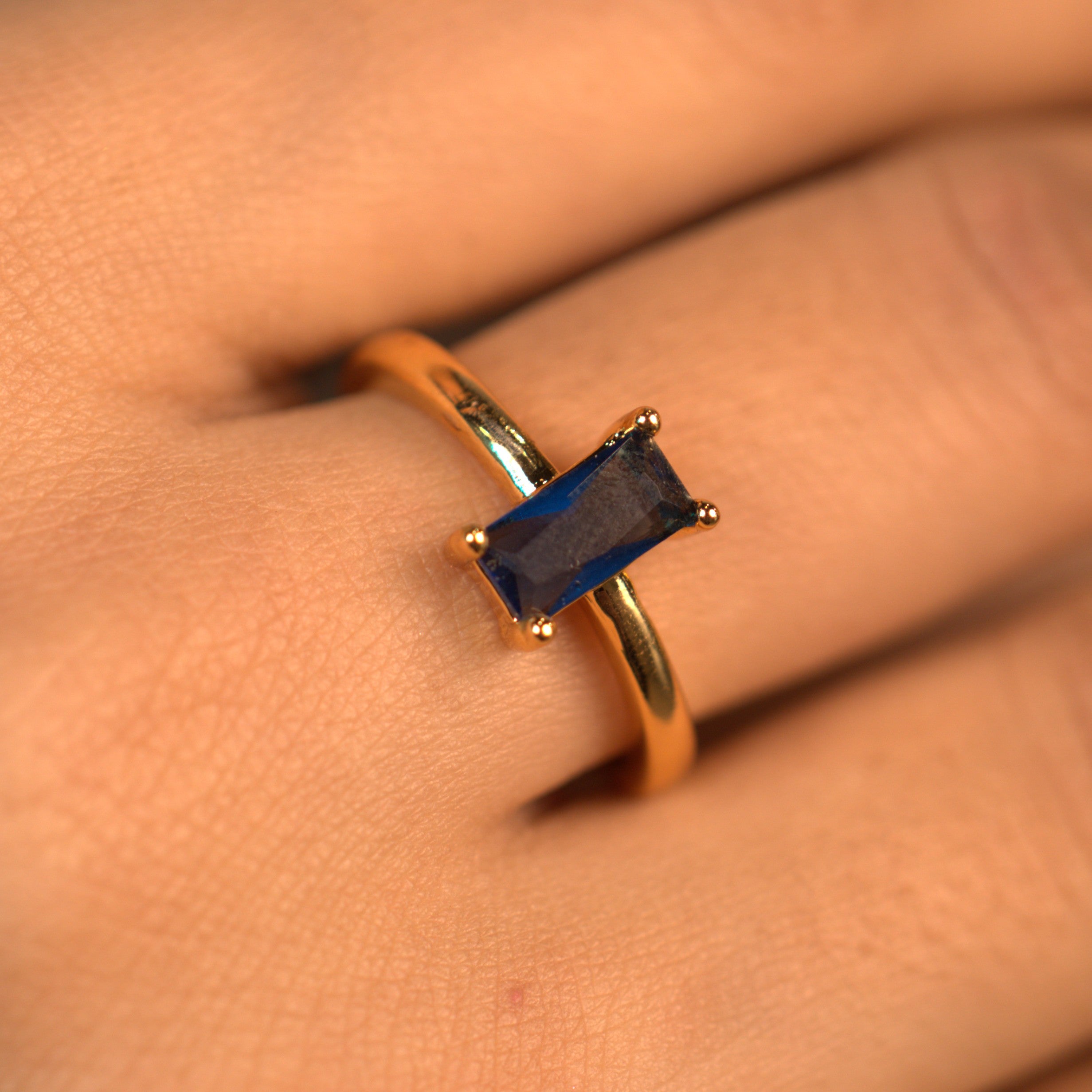 Midnight Blue Ring (adjustable)