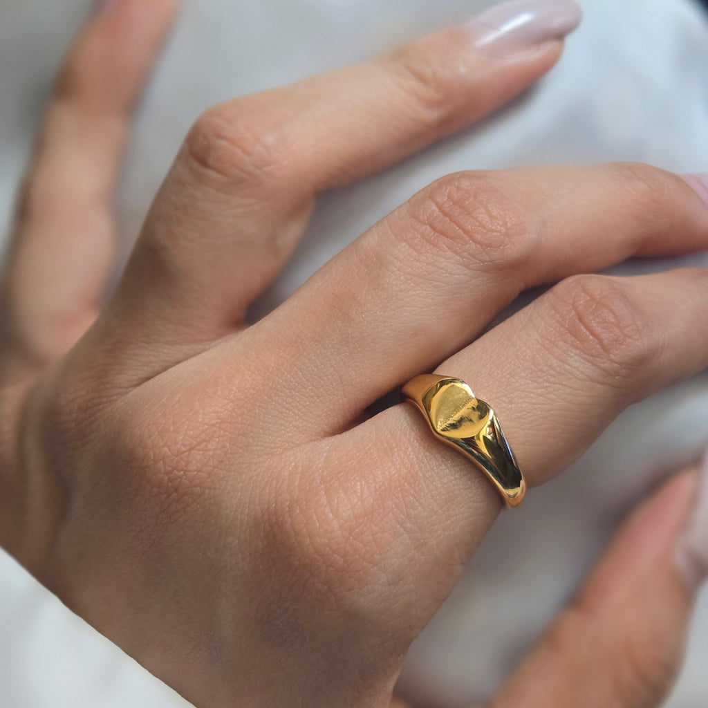 Heart Signet Ring
