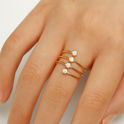 Dolores Spiral Ring