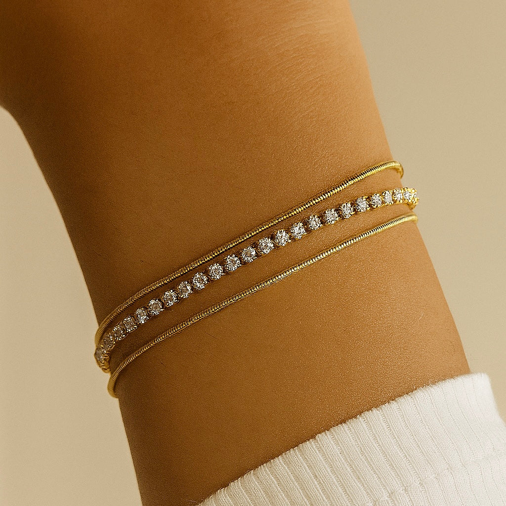 Boa Chain Tennis Bracelet