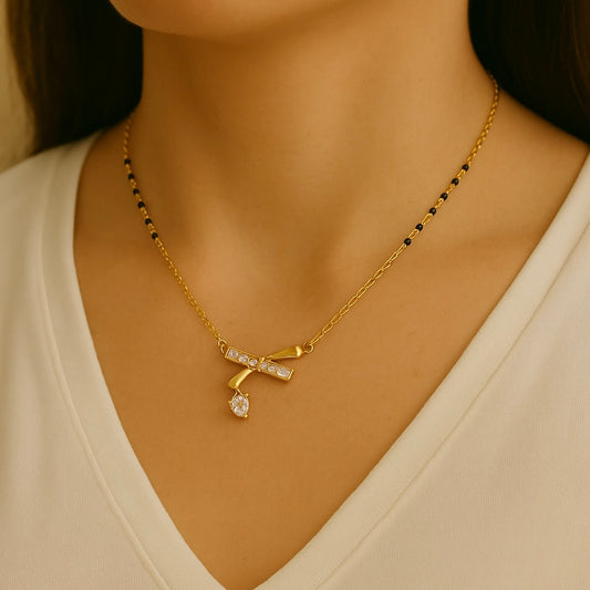 Dangling Heart Mangalsutra
