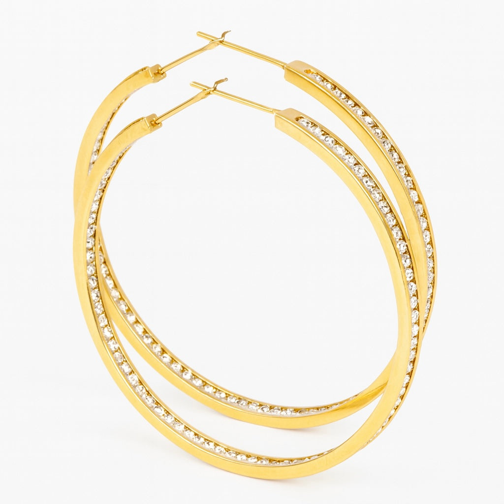 Annetiese Studded Hoops