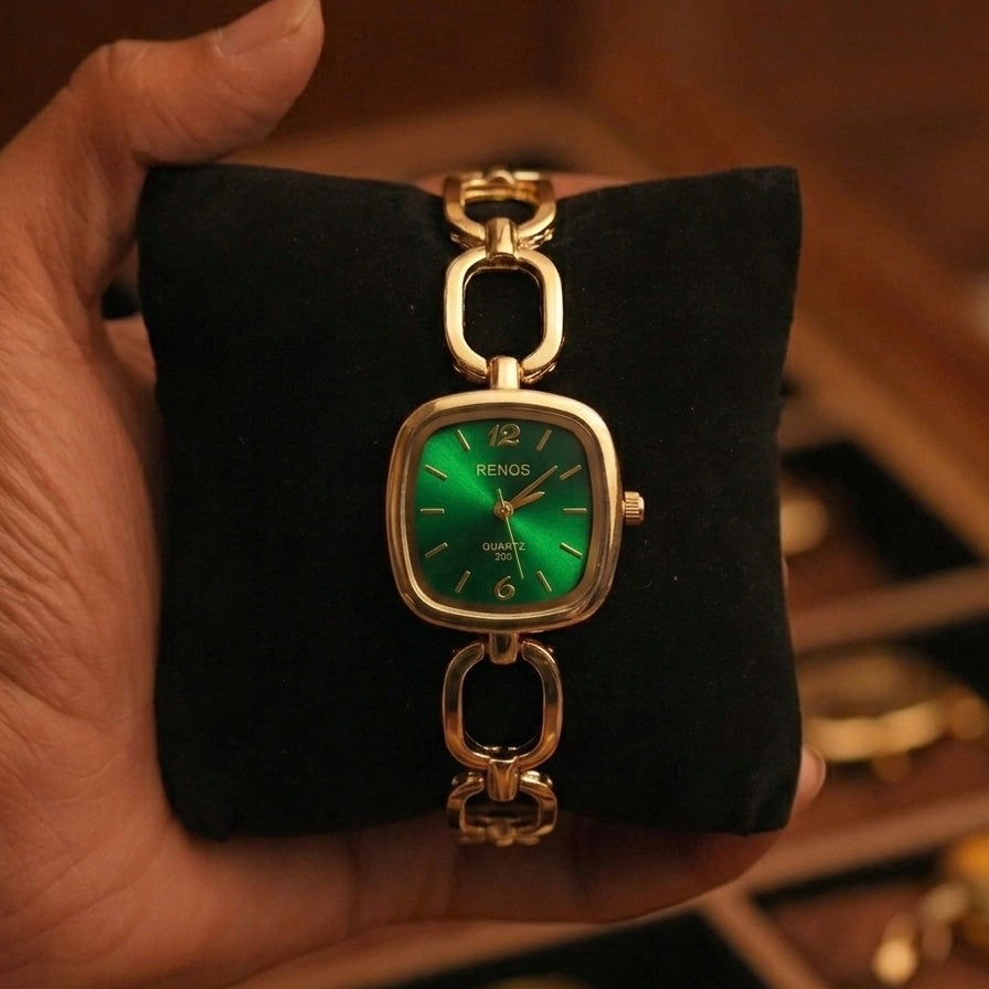 Michele Emerald Vintage Watch