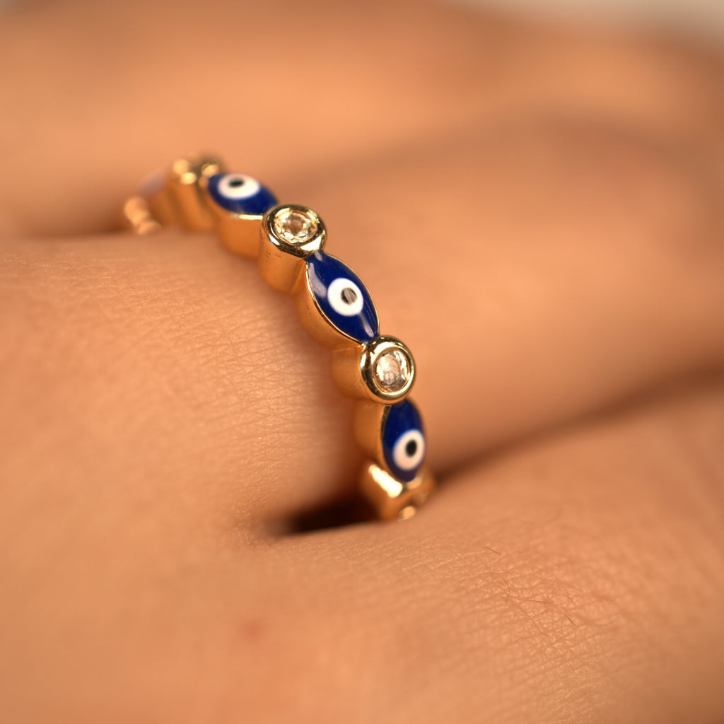 Multi Eye Ring Mystic Eye Ring (adjustable) – Arth Jewels