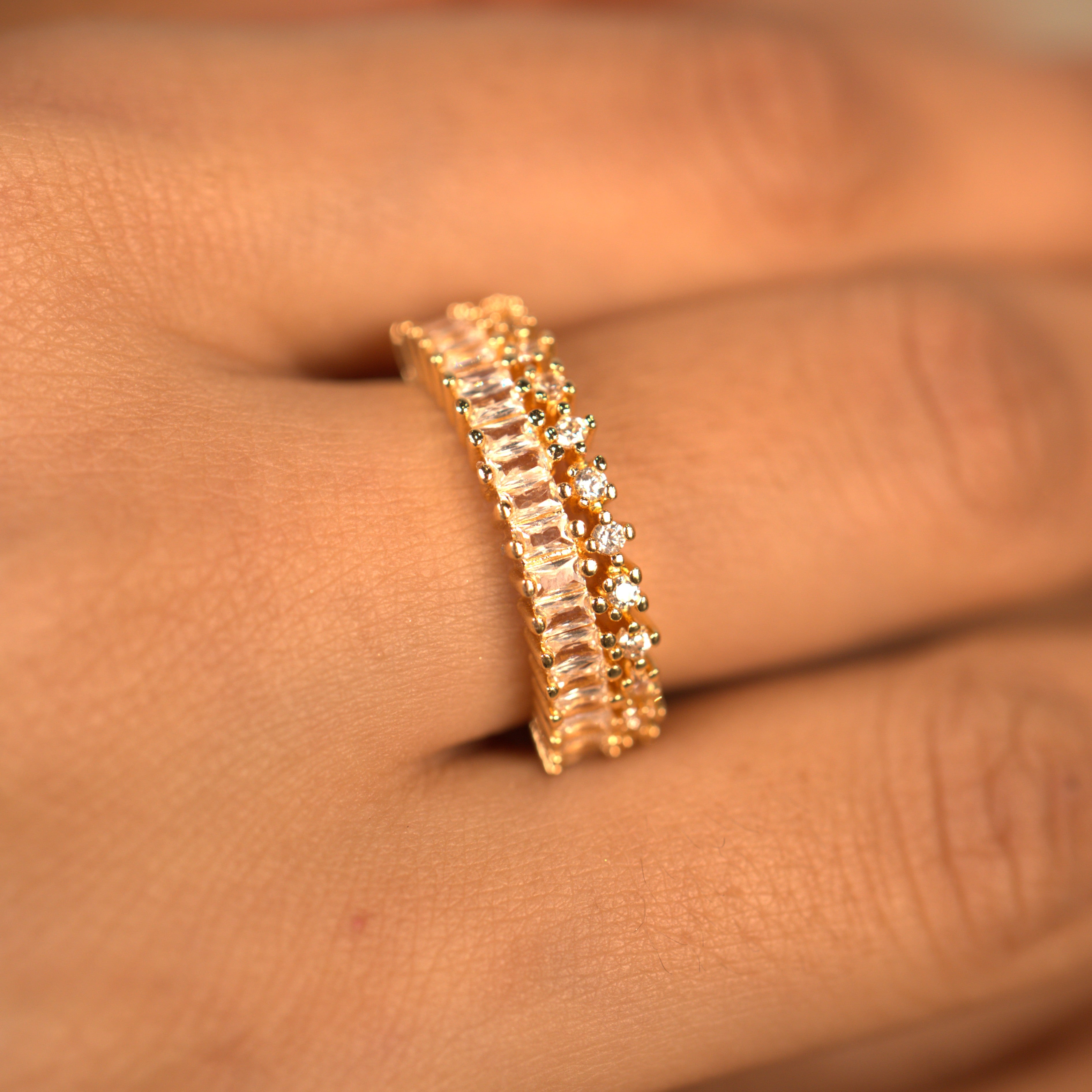 Scarlete Stack Ring (adjustable)