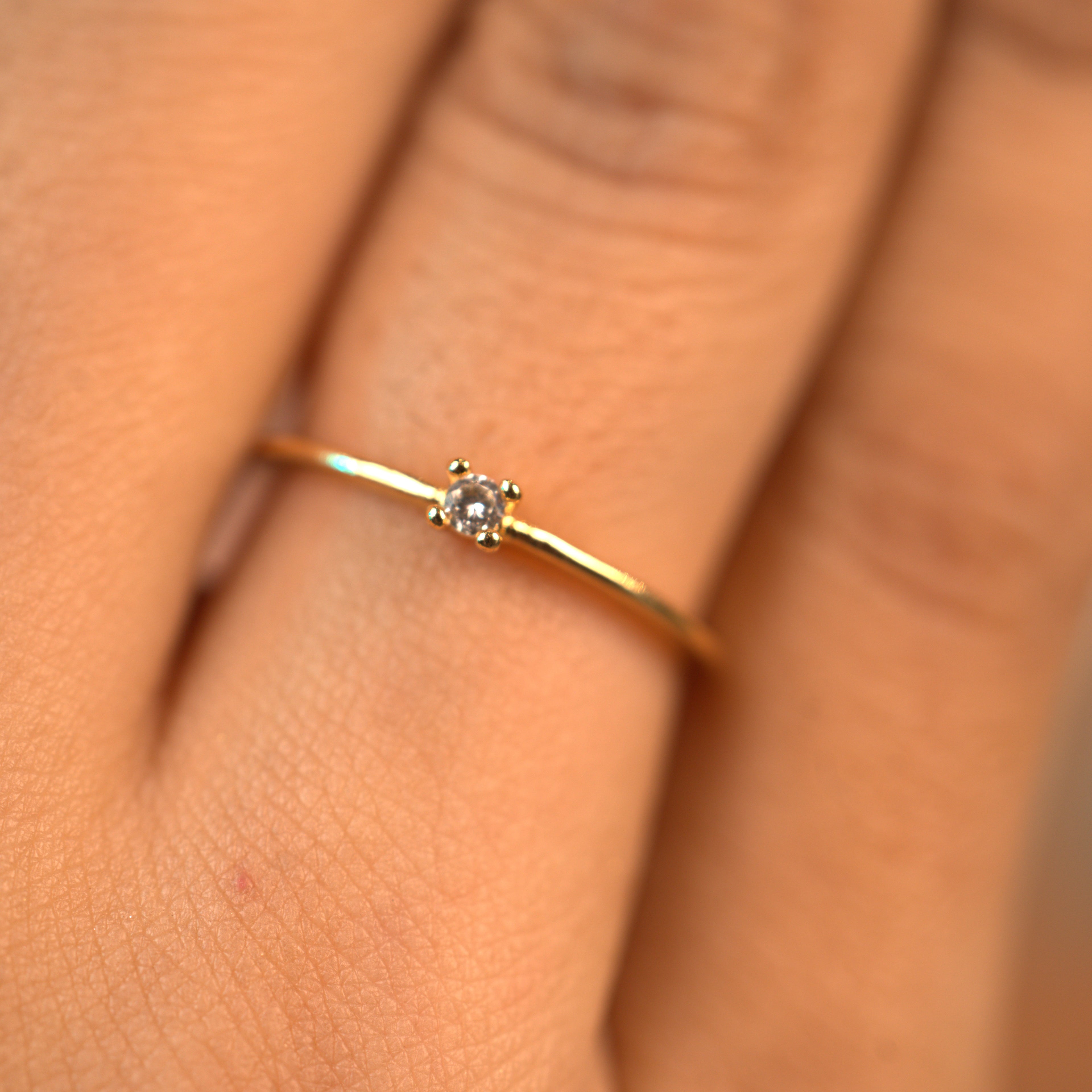 Dainty Diamond Ring
