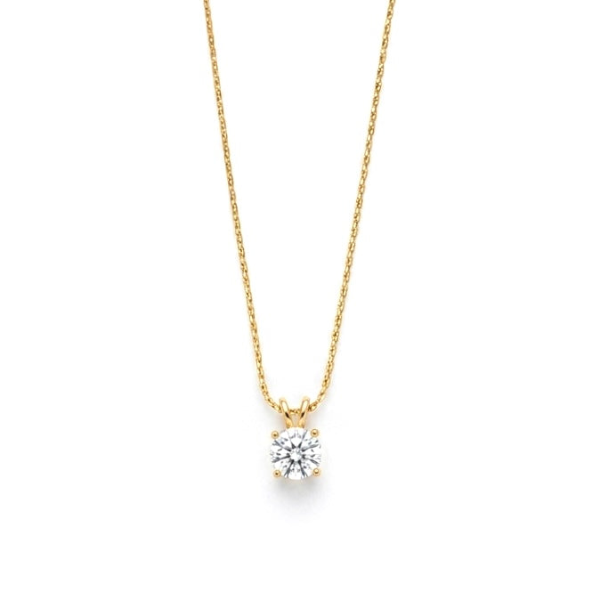 Dahna Solitaire Necklace