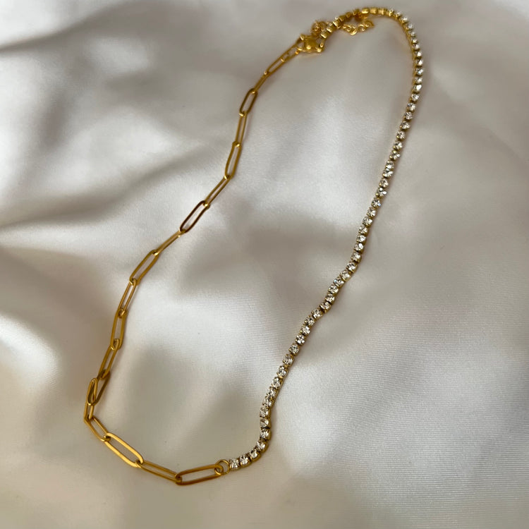 TennisXPaperclip Necklace