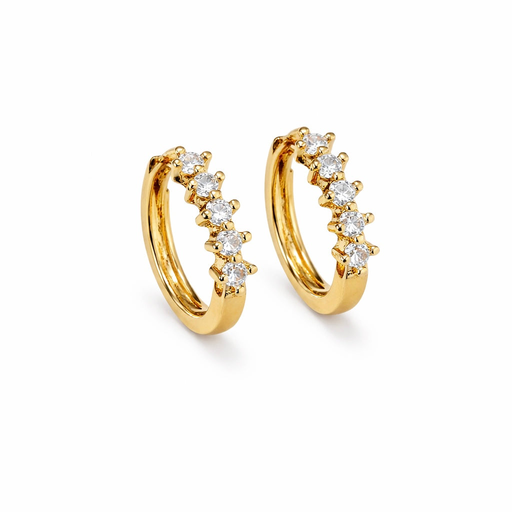 Nicolette Studded Hoops