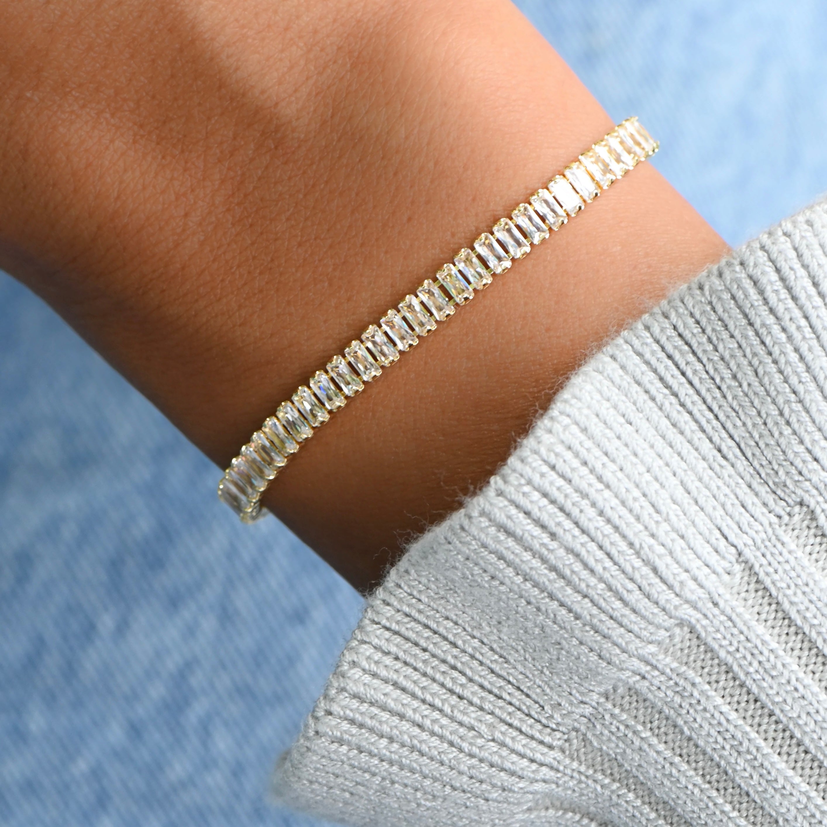 Baguette Tennis Bracelet