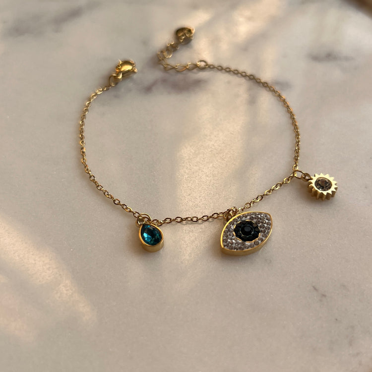 Evil Eye Dainty Bracelet