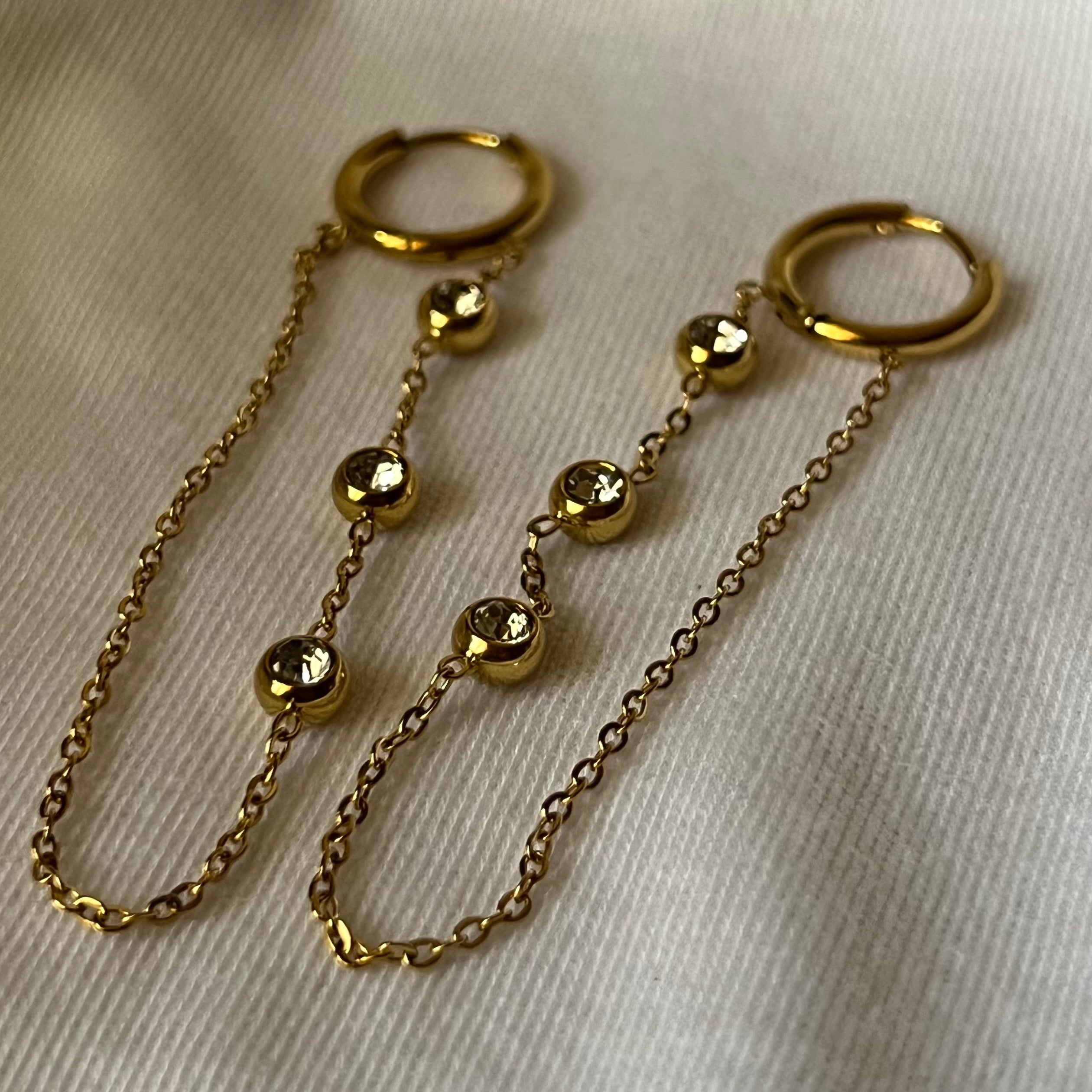 Lainey Jo Crystal Earrings