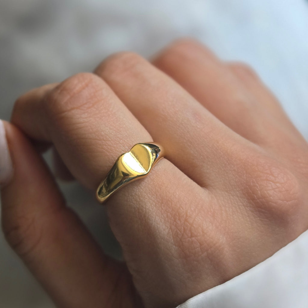 Heart Signet Ring